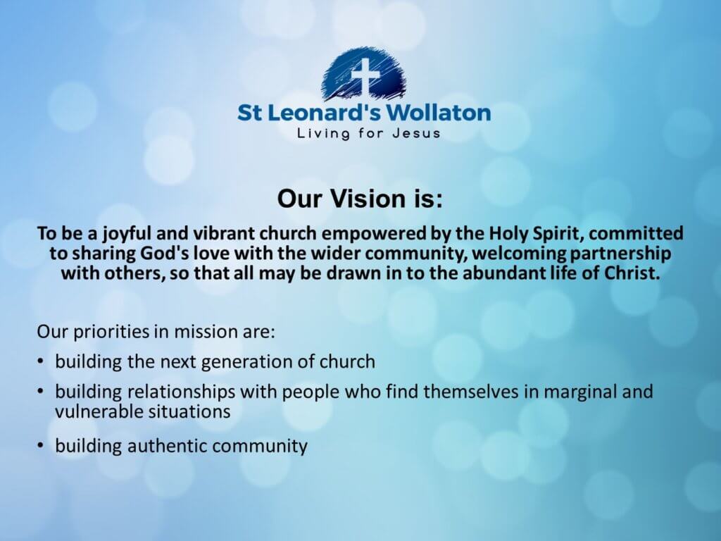 Vision statement Vision statement